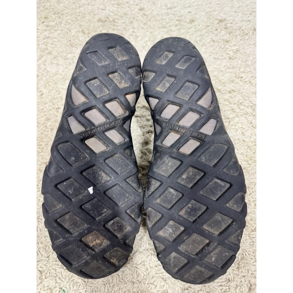 Merrell Jungle Moc Nubuck Brown Waterproof Slip-On Shoes‎ Men's Size 10 Outdoors